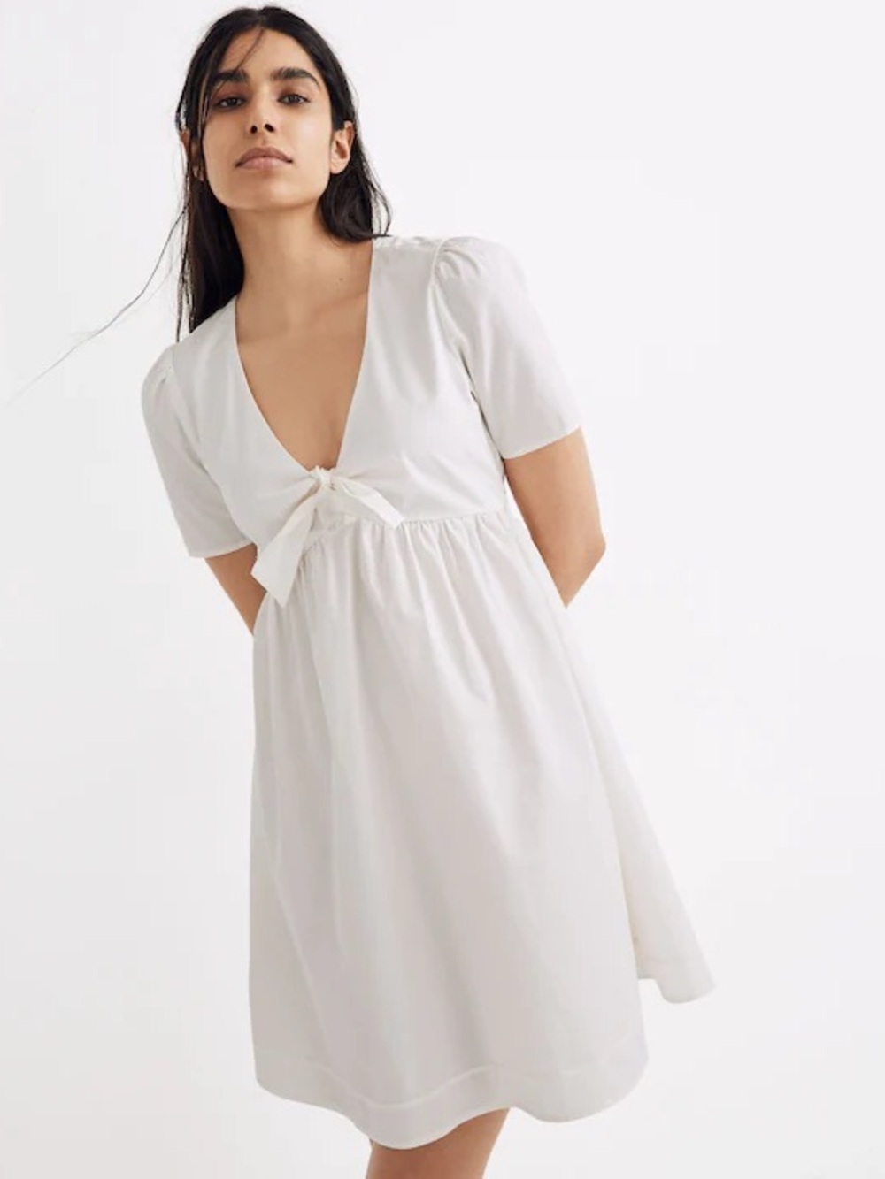 Madewell White Mini Dress, like new! - size 2